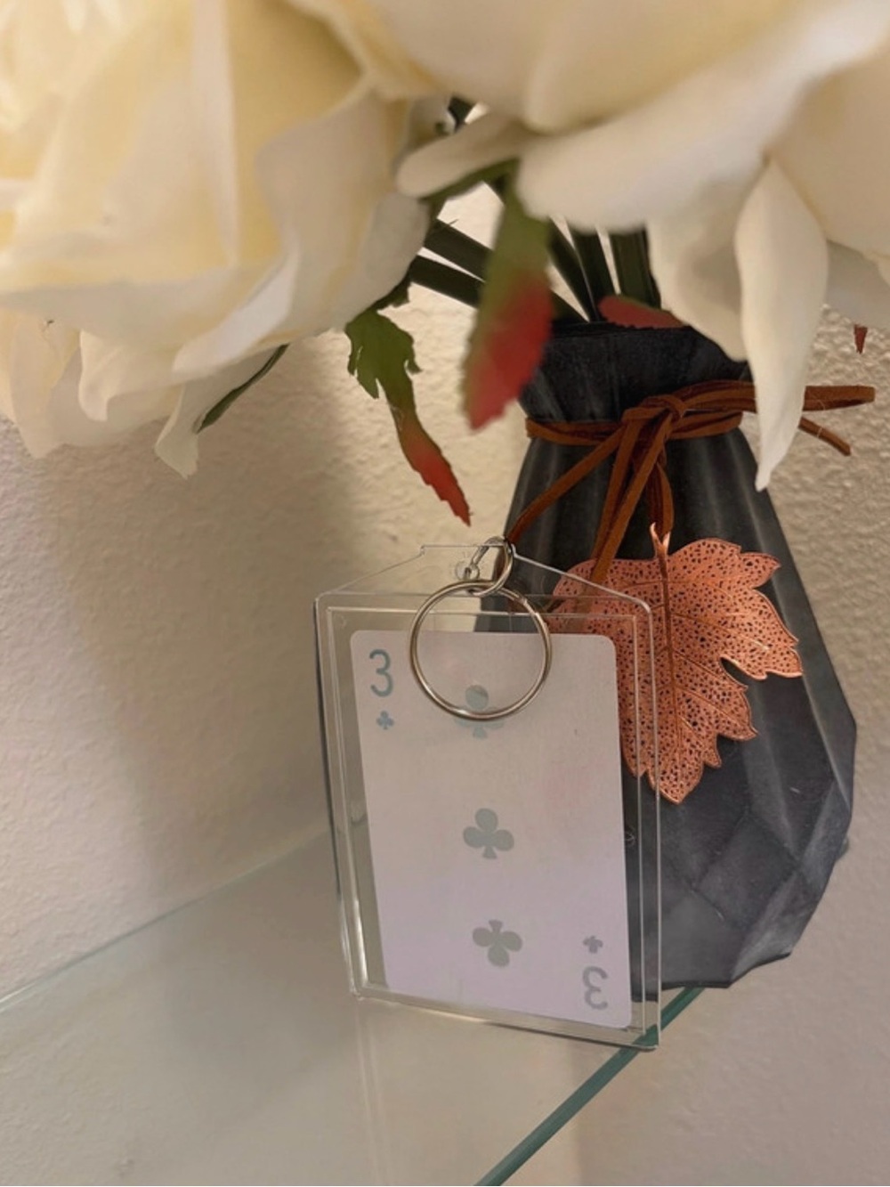 Dior Clear Acrylic Playing Card Display with Holographic 🃏♣️